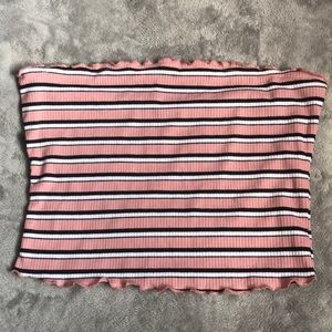 super cute striped tube top!